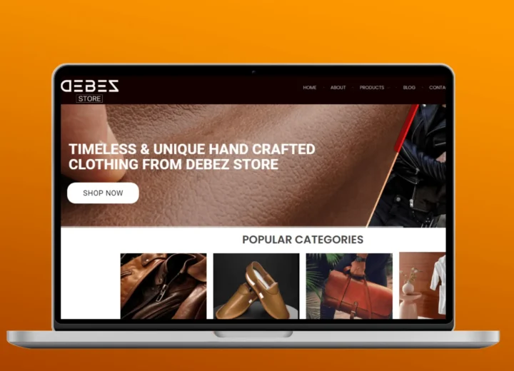 Deebez e-commerce website developed by Crown TechSol