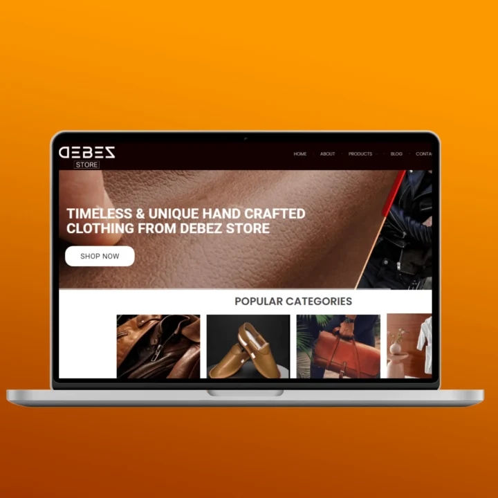 Deebez e-commerce website developed by Crown TechSol