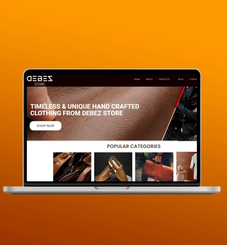 Deebez e-commerce website developed by Crown TechSol